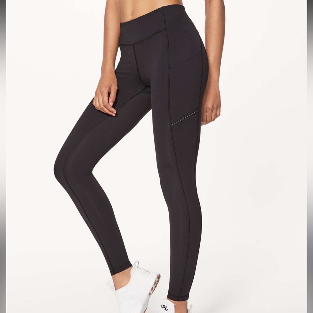 Lululemon black leggings 28”